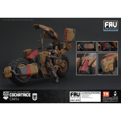 Acid Rain Cockatrice CM1s 1:18 Scale Vehicle