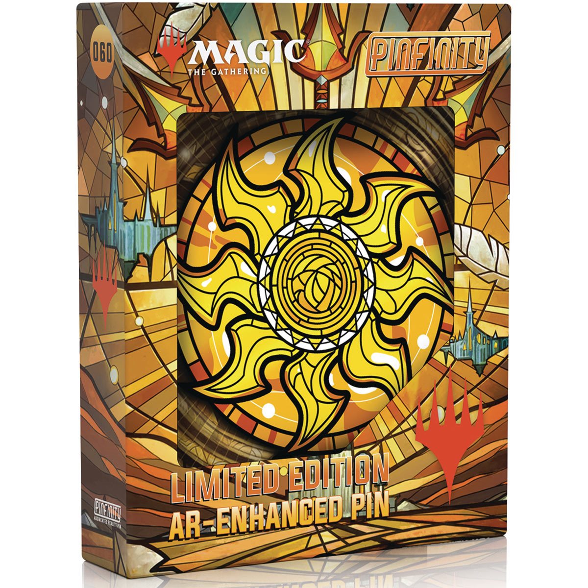 Magic: the Gathering - Stained Glass Plains Pin – Pinfinity - Augmented  Reality Collectible Pins