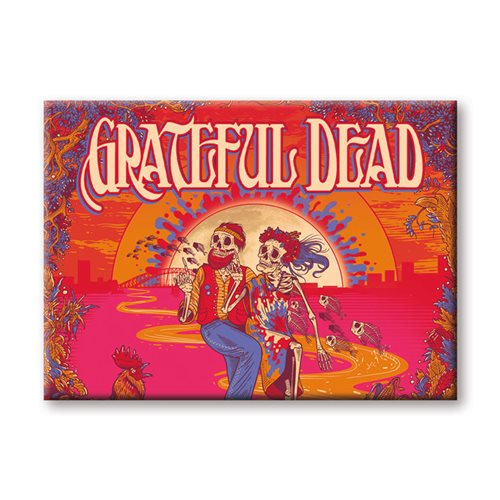 Grateful Dead Sunset Flat Magnet
