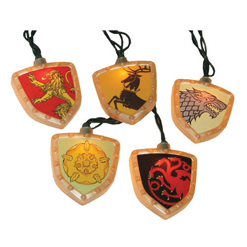 Game of Thrones House Crest Christmas Lights