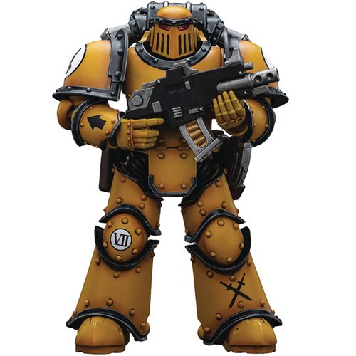 Joy Toy Warhammer 40,000 Imperial Fists Legion MkIII Tactical Squad Legionary with Bolter 1:18 Scale Action Figure