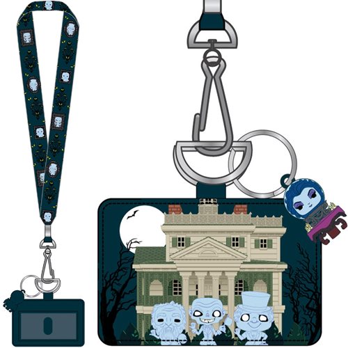 Disney Haunted Mansion Pop! by Loungefly Lanyard with Cardholder