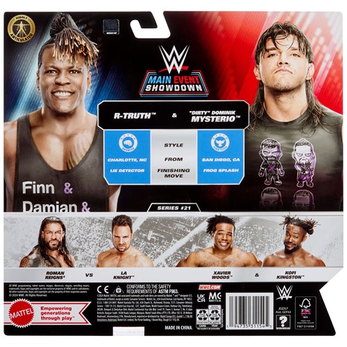 WWE Championship Showdown Series 21 R-Truth and Dom and Nick Mysterio Action Figure 2-Pack