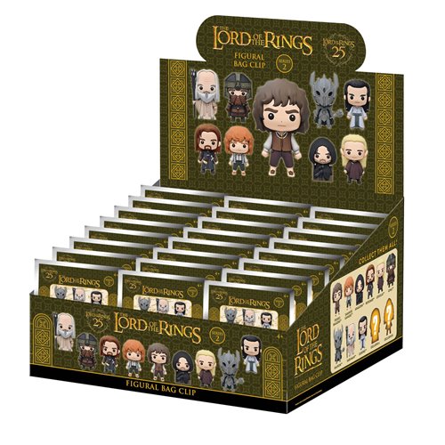 The Lord of the Rings Series 2 3D Foam Bag Clip Random 6-Pack