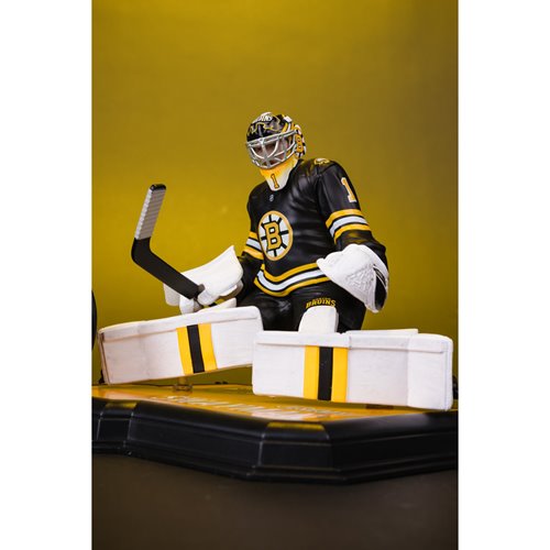 NHL SportsPicks Boston Bruins Jeremy Swayman 7-Inch Posed Figure
