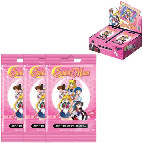 Sailor Moon Series 1 Cybercel 3D Cel Art Collectible Display of 20 Packs