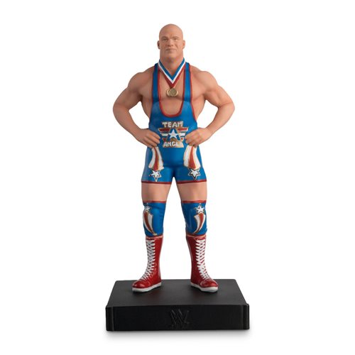 WWE Championship Collection Kurt Angle Statue with Collector Magazine