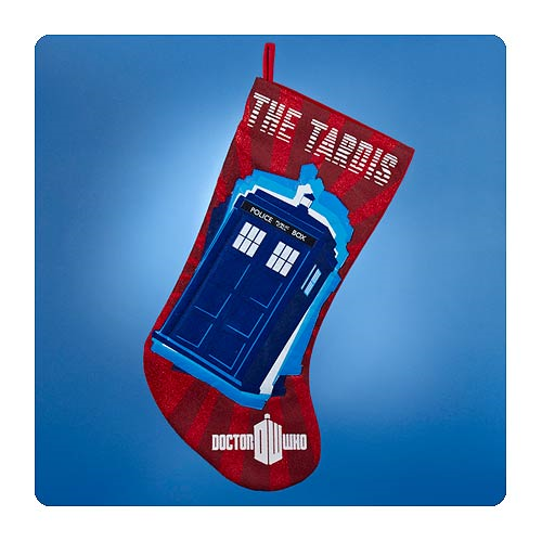 Doctor Who TARDIS Red Christmas Stocking