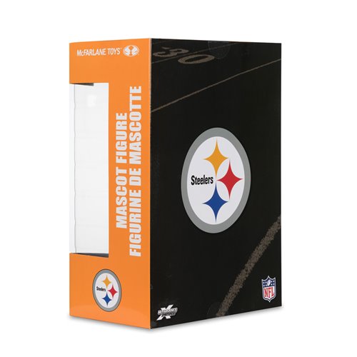 NFL SportsPicks Pittsburgh Steelers Steely McBeam Mascot 8-Inch Posed Figure