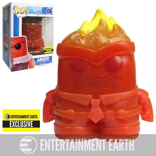 Inside Out Crystal Anger Funko Pop! Vinyl Figure - Entertainment Earth Exclusive