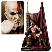 God of War Kratos on Throne 1:4 Scale Statue