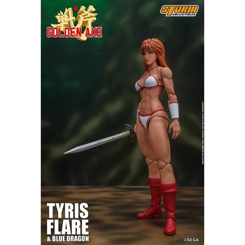 Golden Axe Tyris Flare and Blue Dragon 1:12 Scale Action Figure