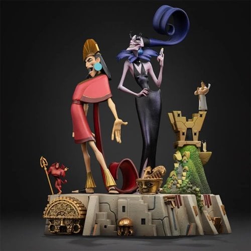 The Emperor's New Groove Kuzco & Yzma Deluxe 1:10 Art Scale Limited Edition Statue