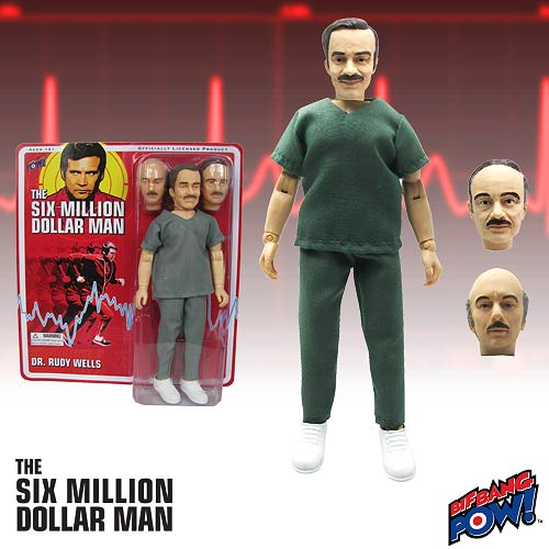 Six Million Dollar Man Dr. Rudy Wells 8-Inch Action Figure
