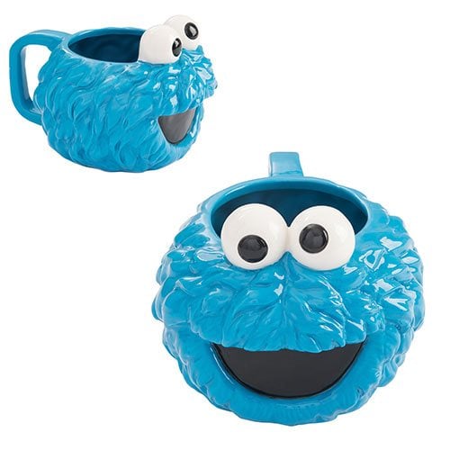 Sesame Street Cookie Monster 20 oz. Sculpted Ceramic Mug