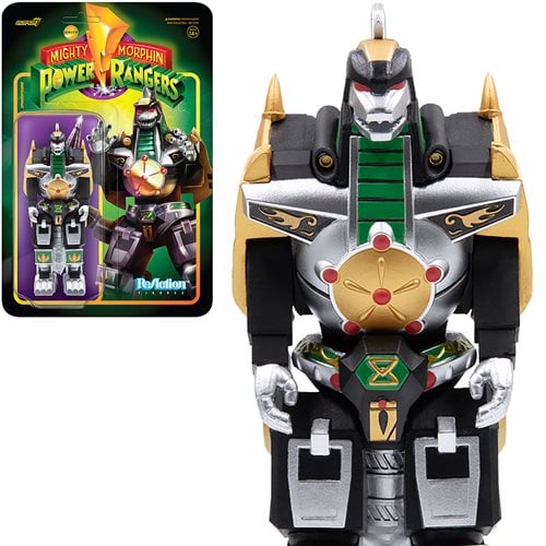 Mighty Morphin Power Rangers Dragonzord 3 3/4-Inch Scale ReAction Figure