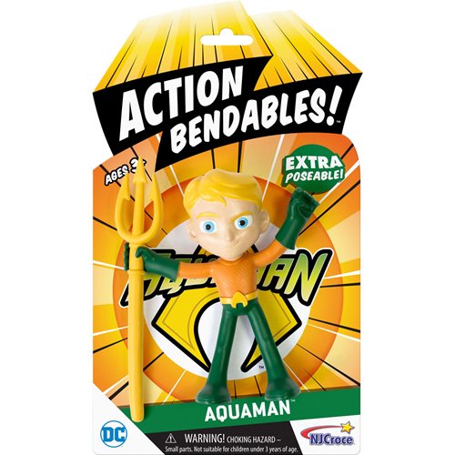 DC Comics Aquaman 4-Inch Action Bendables Action Figure