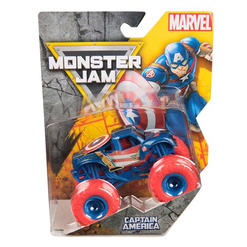 Monster Jam Marvel Monster Truck Single Pack Mix 5 1:64 Scale Vehicle Case of 4