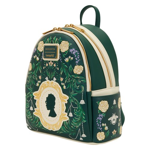Bridgerton Silhouette Floral Mini-Backpack