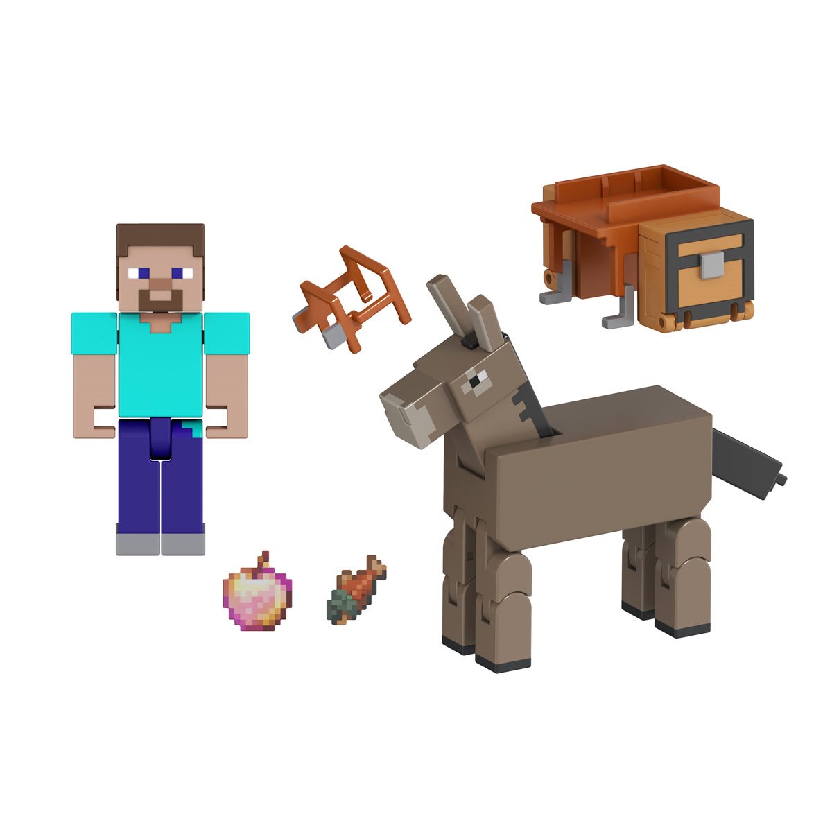 Giocattolo inecraft Action Figure inecraft Steve Con Aratura A