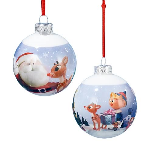 Rudolph The Red Nosed Reindeer Christmas Ornament Set