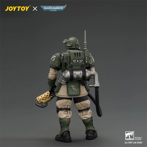 Joy Toy Warhammer 40,000 Astra Militarum Kasrkin 2 with Flamer Action Figure