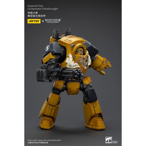 Joy Toy Warhammer 40,000 Imperial Fists Contemptor Dreadnought 1:18 Scale Action Figure
