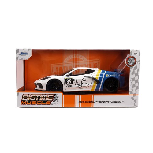 Bigtime Muscle 2020 Chevrolet Corvette Stingray 1:24 Scale Die-Cast Metal Vehicle