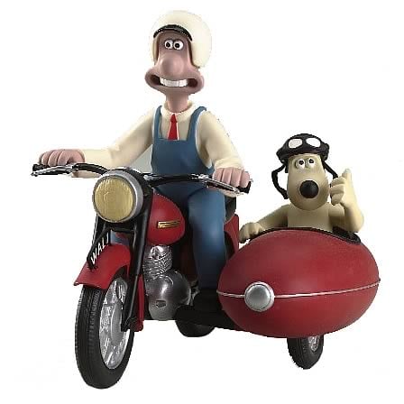 Wallace & Gromit Side Car Statue