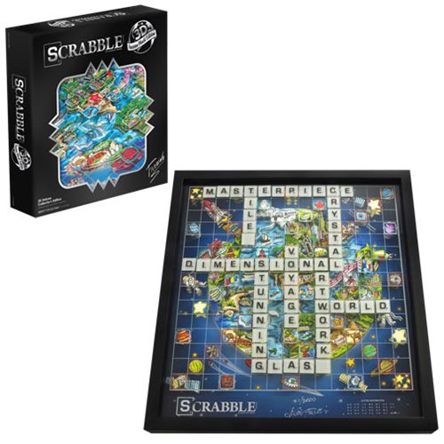 Scrabble 3D World Edition By Charles Fazzino