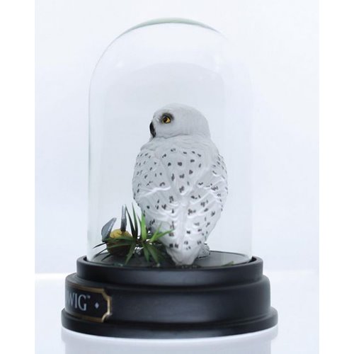 Wizarding World of Harry Potter Hedwig Curiosity Cloche Statue