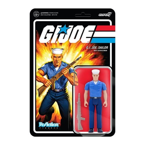 G.I. Joe Blueshirt Clean (Pink) 3 3/4-Inch ReAction Figure