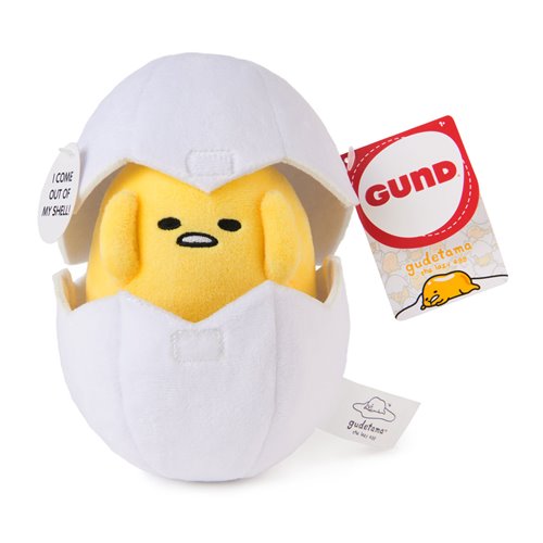 Sanrio Gudetama In Eggshell 5-Inch Plush