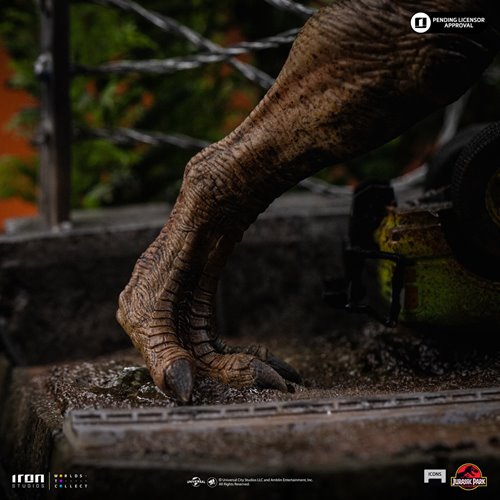 Jurassic Park T-Rex Breakout Set A Scene Icons Statue
