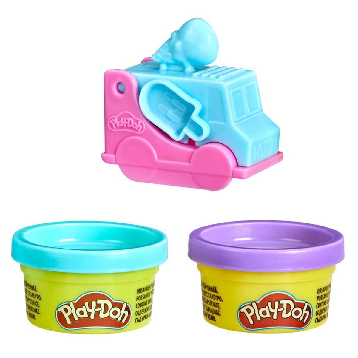 Hasbro Play-Doh Mini Food Truck Playset - Purple & Blue Creative Fun