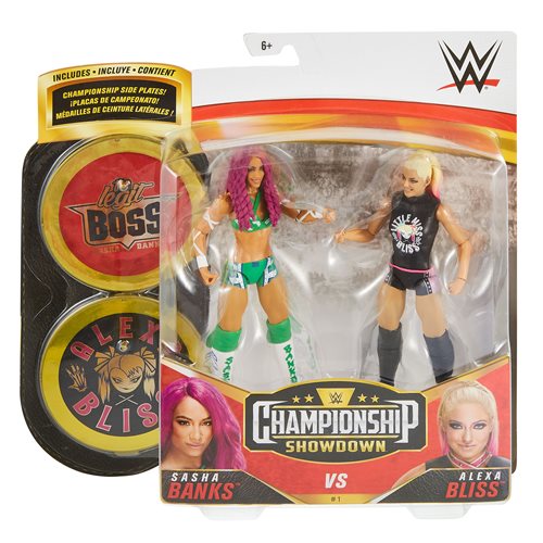 WWE Championship Showdown Series 1 Sasha Banks vs Alexa Bliss Action Figure 2-Pack