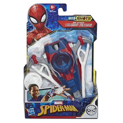 Spider-Man Web Shots Gear Disc Slinger Blaster Toy