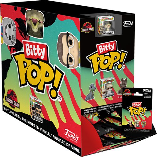 Jurassic Park Funko Bitty Pop! Singles Display Case of 32
