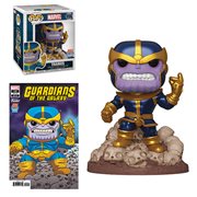 Guardians of the Galaxy Marvel Heroes Thanos Snap 6-Inch Pop! Vinyl Figure Case with Variant Comic - Previews Exclusive