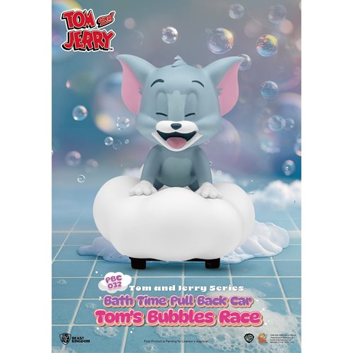 Tom and Jerry Bath Time Pull Back Car Series PBC-032 Vehicle Blind Box Case of 6