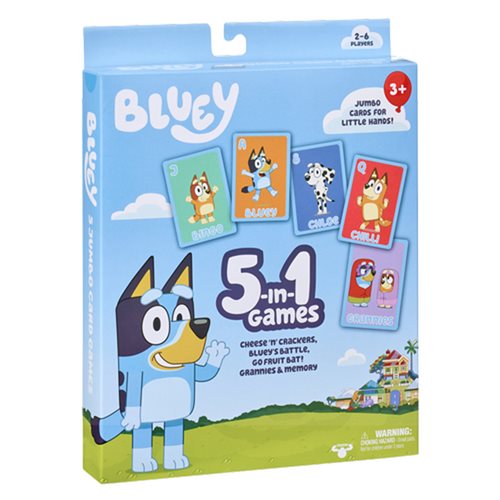 Bluey Series 1 5-in-1 Card Game Set