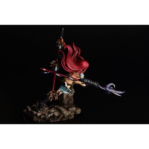 Fairy Tail Ezra Scarlet the Knight Crimson Armor Version 1:6 Scale Statue