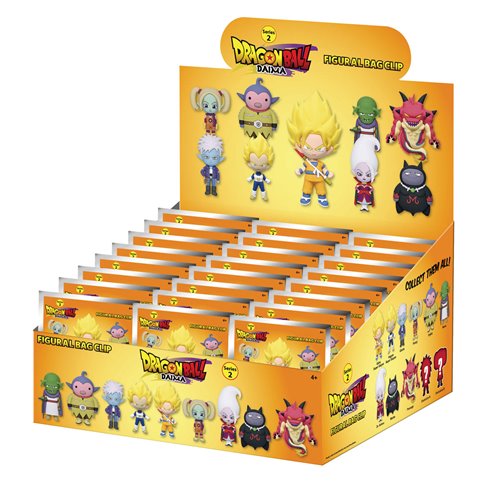 Dragon Ball Daima Series 2 3D Foam Bag Clip Display Case of 24