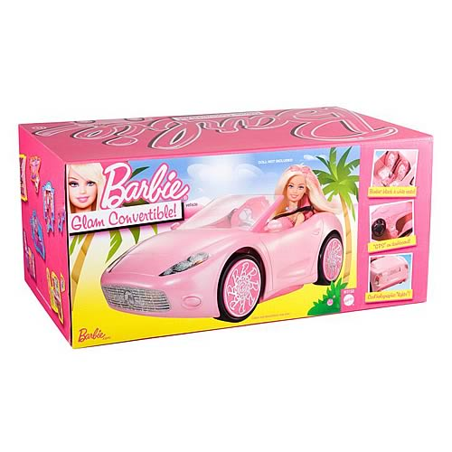 schaak single fabriek Barbie Glam Convertible Car - Entertainment Earth