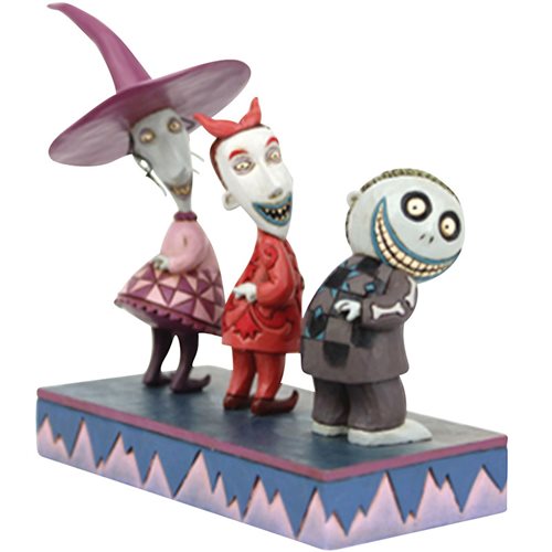 Disney Traditions Nightmare Before Christmas Lock, Shock, and Barrel Up to No Good by Jim Shore Statue