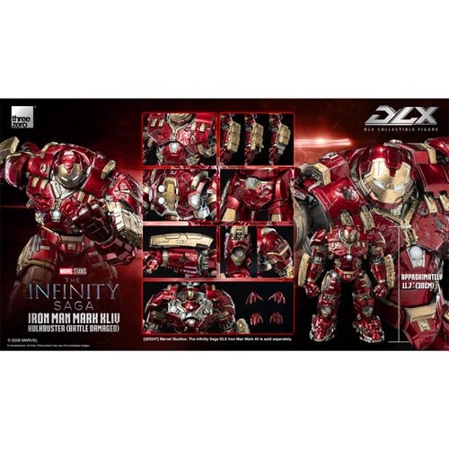 Marvel Studios: The Infinity Saga Iron Man Mark 44 Hulkbuster Battle Damaged DLX Action Figure