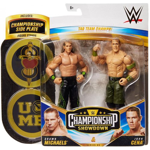 WWE Championship Showdown Series 6 John Cena and Shawn Michaels Action Figure 2-Pack