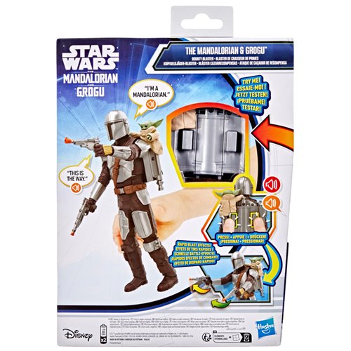 Star Wars The Mandalorian & Grogu Bounty Blaster 11-Inch Action Figure