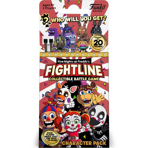 Five Nights at Freddy's Fightline Collectible Battle Game Character Mini-Figure Pack Display Case of 16