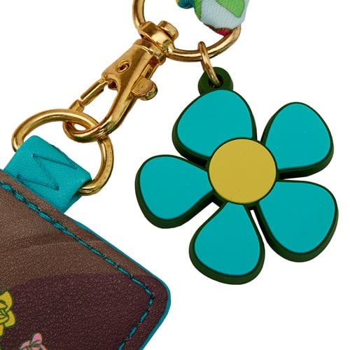 Tangled Pascal Flowers Lanyard with Cardholder